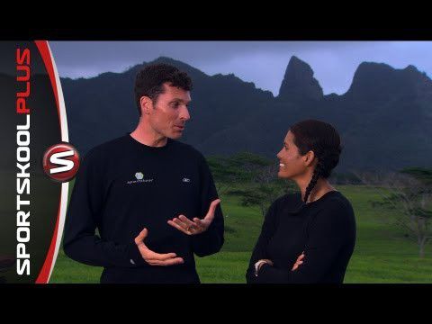 Sportskool triathletes Eric Harr & Lokelani McMichael review event structure and training regimen. SportskoolPlus is the number one video channel dedicated to fitness, yoga, exercise, sports instruction and coaching. Whether you are into extreme sports, team sports, endurance sports, weight loss or just getting in shape, SportskoolPlus has video instruction and training featuring Olympic athletes, X-game stars, and world famous coaches and athletic trainers. Whether you are looking for a complete yoga session, workout tips, or cardio workouts - SportskoolPlus is the ultimate personal trainer.