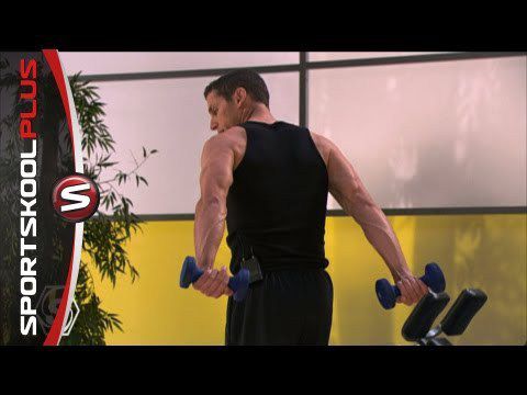 Watch ALL videos in the Ultimate Workout Series: https://www.youtube.com/watch?v=BLMLmlk4f58&list=PL8qoNtNkOuatL4UNHTRO0Rh-5gtaYoK7o Join Sportskool expert trainer Terry Simpson and flex your way to firmer, fitter arms in this biceps- and triceps-strengthening class. SportskoolPlus is the number one video channel dedicated to fitness, yoga, exercise, sports instruction and coaching. Whether you are into extreme sports, team sports, endurance sports, weight loss or just getting in shape, SportskoolPlus has video instruction and training featuring Olympic athletes, X-game stars, and world famous coaches and athletic trainers. Whether you are looking for a complete yoga session, workout tips, or cardio workouts - SportskoolPlus is the ultimate personal trainer.